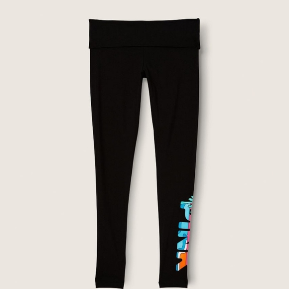 Victorias Secret Pink Tropical Shine Leggings. Brand New 💎 - Picture 2 of 8